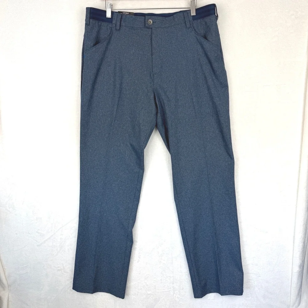 Adidas Mens Adicross Range 5-Pocket Golf Pants Blue Heather 36x32‎ AE4904 NEW
